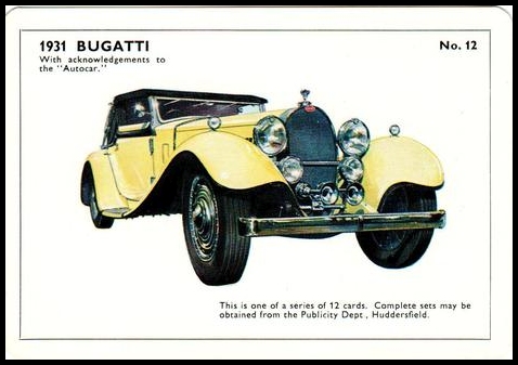 12 1931 Bugatti